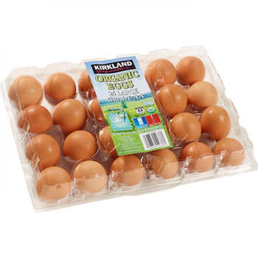 Kirkland Signature Organic Large Brown Eggs, 2 Dozen